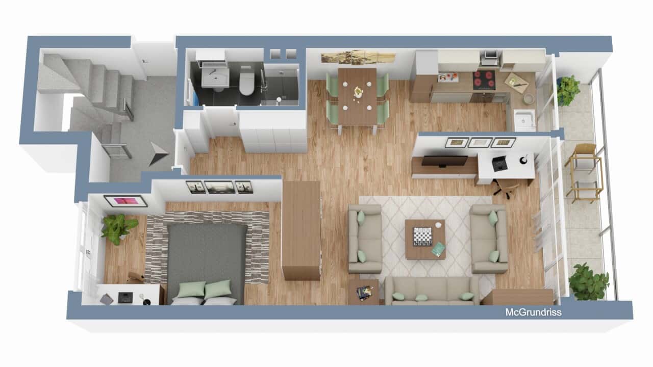 Etagenwohnung in Münster – Bild 2