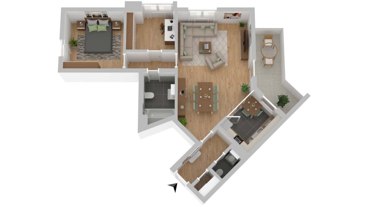 Etagenwohnung in Lingen – Bild 1