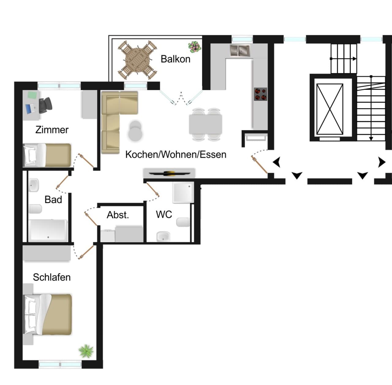 Etagenwohnung in Wiesbaden – Bild 8