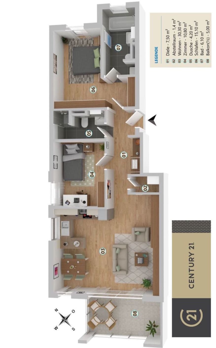 Etagenwohnung in Frankfurt Bergen-Enkheim – Bild 21