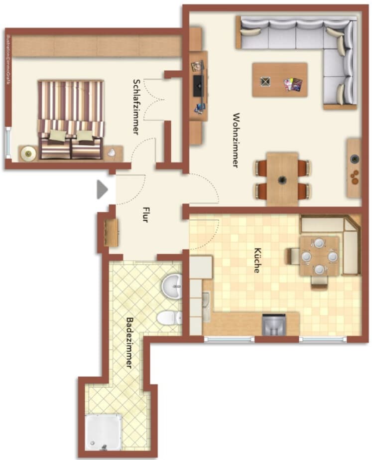 Dachgeschosswohnung in Kamen – Bild 13