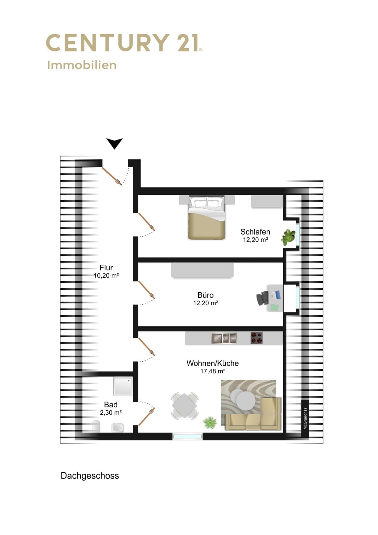 Dachgeschosswohnung in Wiesbaden – Bild 7