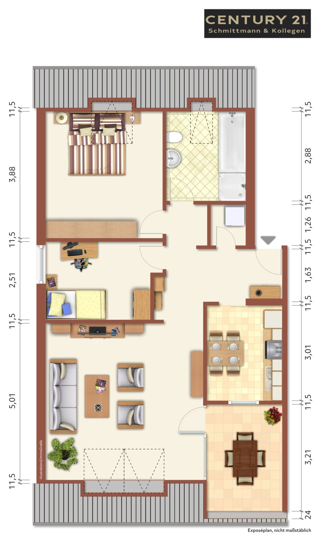 Dachgeschosswohnung in Dortmund - Mengede – Bild 8