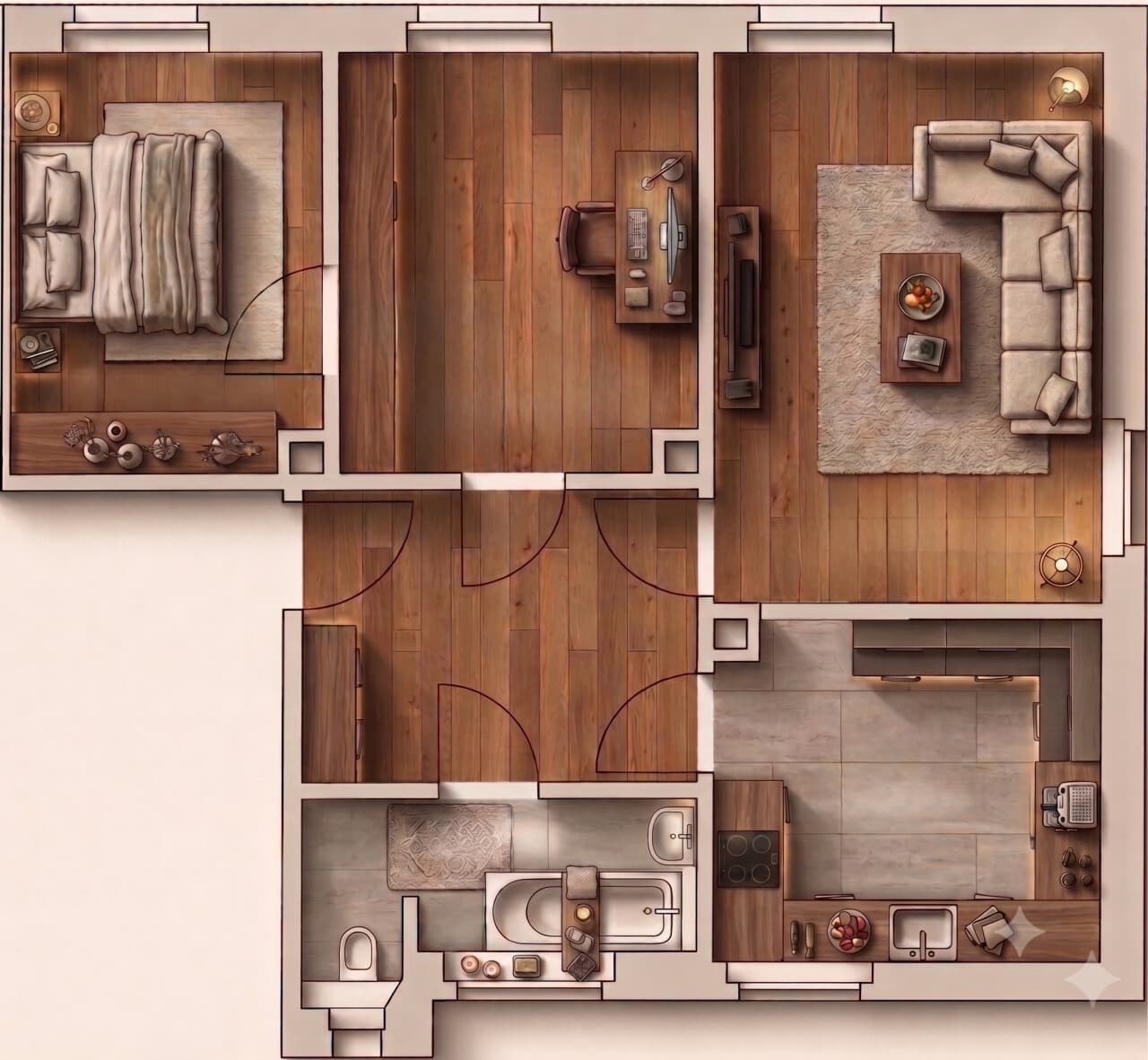 Dachgeschosswohnung in Coswig – Bild 14