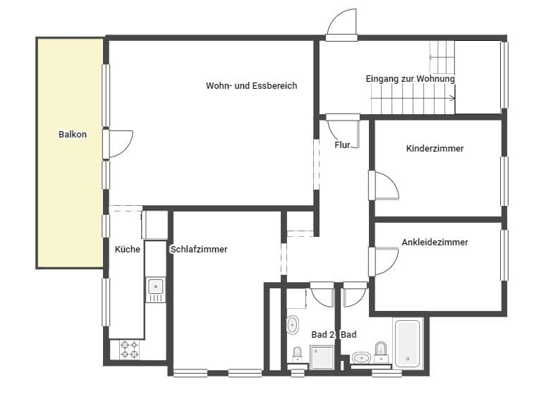 Etagenwohnung in Griesheim – Bild 18