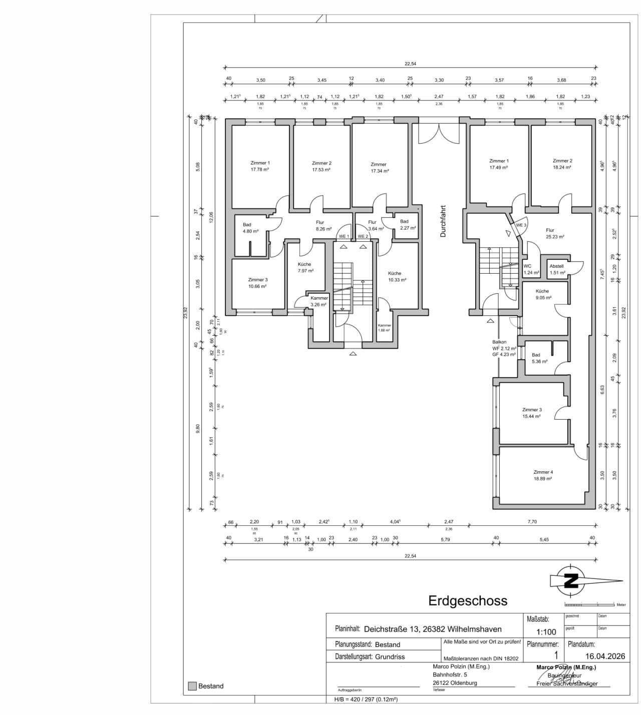 Mehrfamilienhaus in Wilhelmshaven – Bild 20