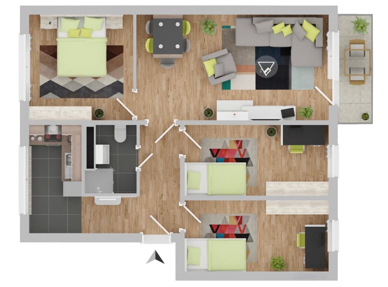 Etagenwohnung in Rostock – Bild 14