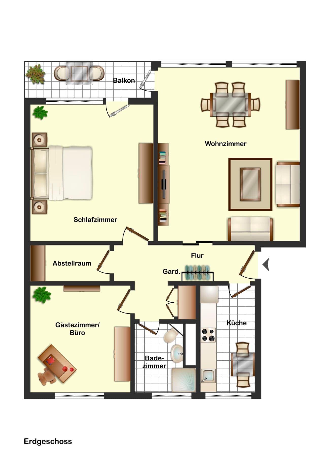 Erdgeschosswohnung in Rotenburg – Bild 14