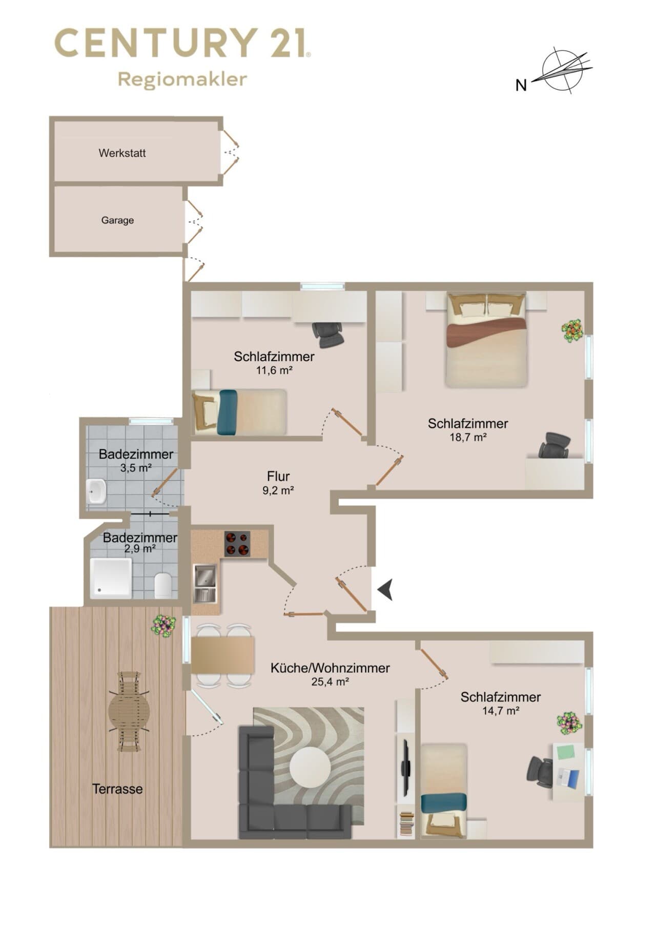 Erdgeschosswohnung in Magdeburg – Bild 7