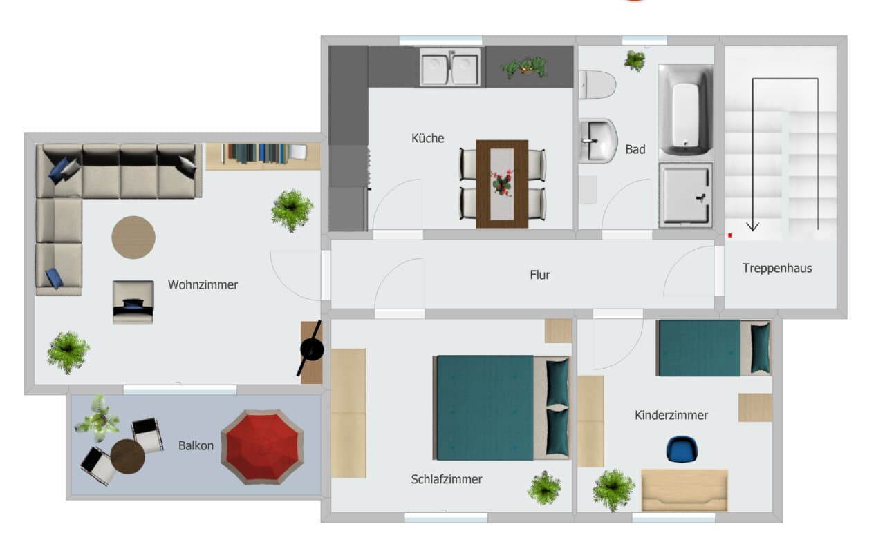 Dachgeschosswohnung in Stadecken-Elsheim – Bild 14