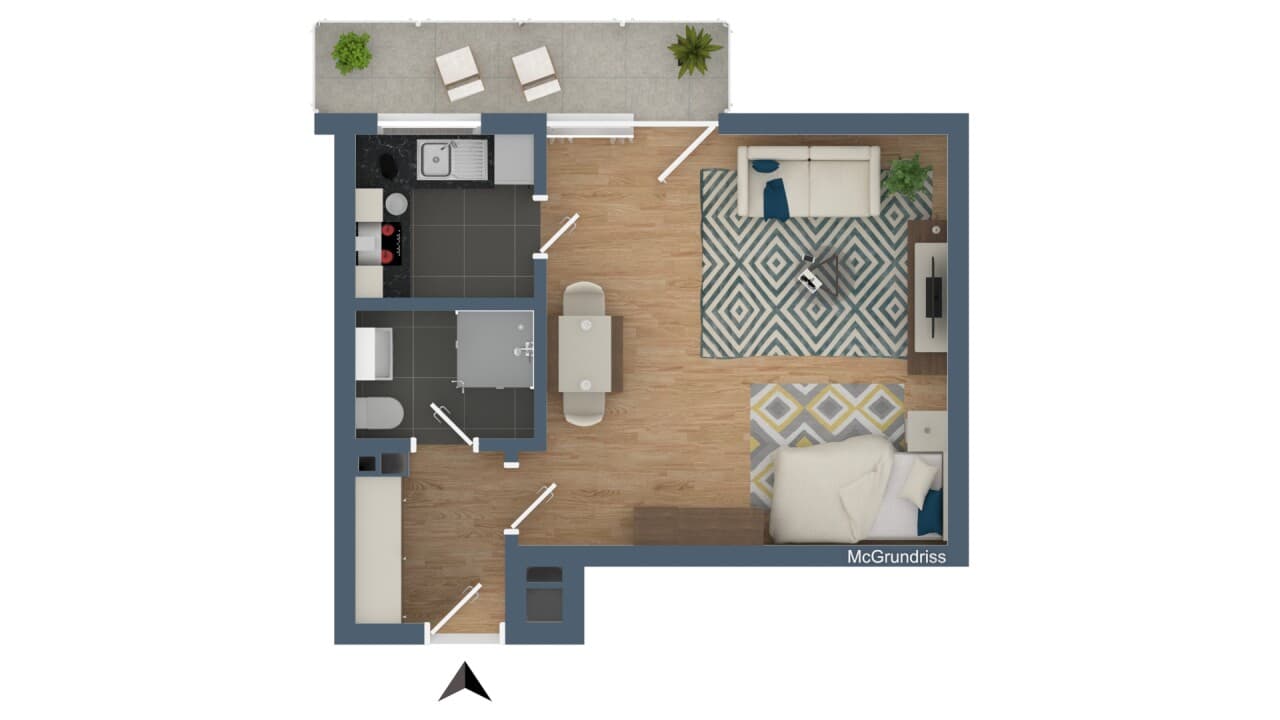 Etagenwohnung in Frankfurt – Bild 9