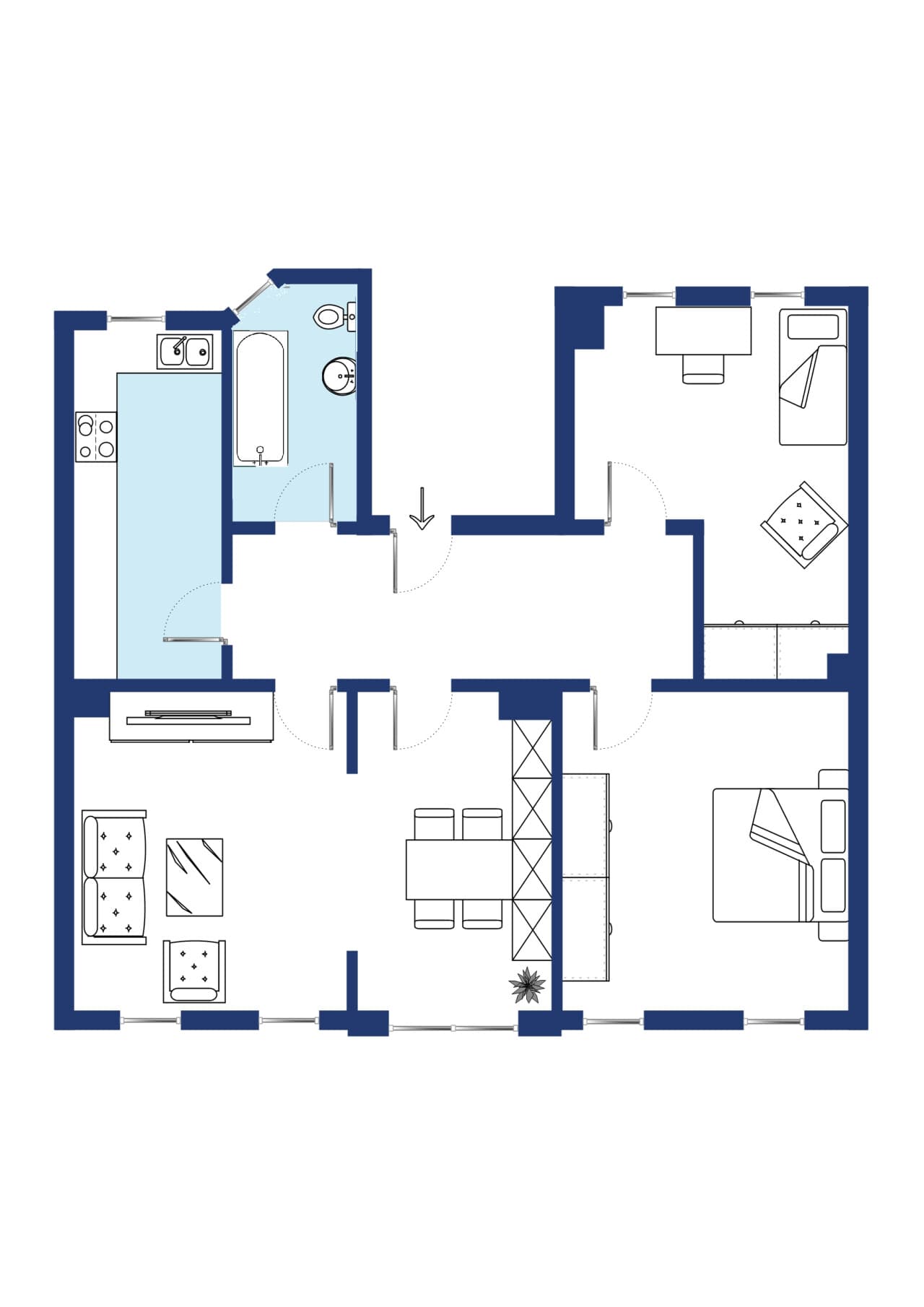 Etagenwohnung in Gera – Bild 7