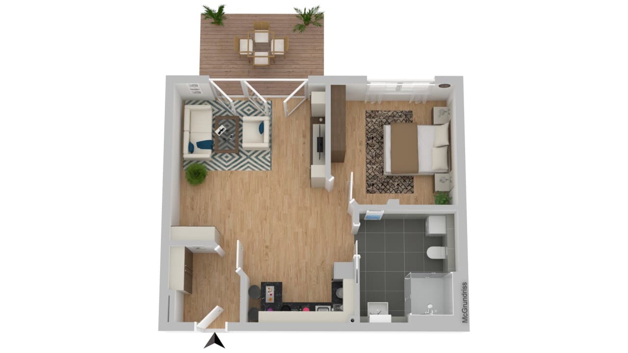 Erdgeschosswohnung in Köfering – Bild 5