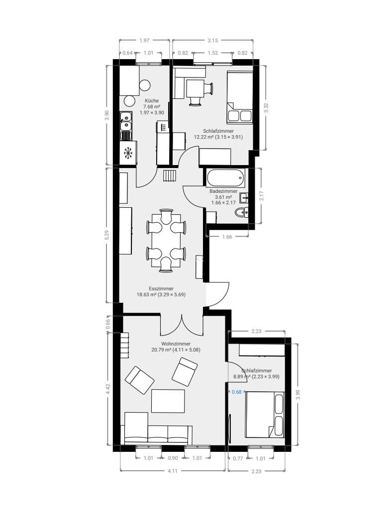 Mehrfamilienhaus in Rostock – Bild 16