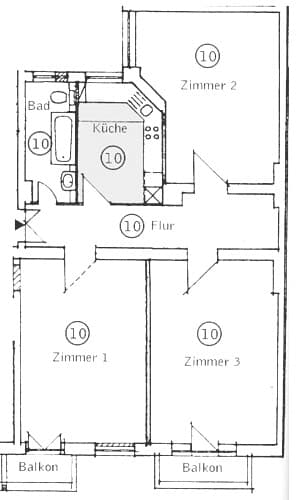 Etagenwohnung in Berlin – Bild 12