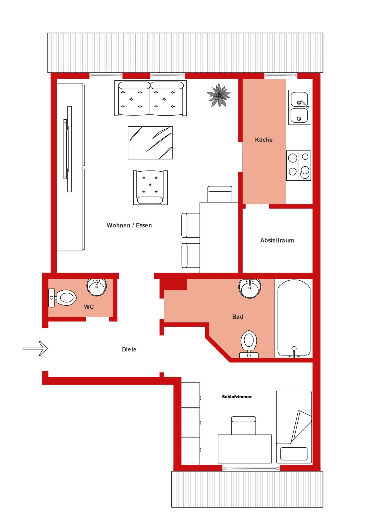 Dachgeschosswohnung in Gera – Bild 11