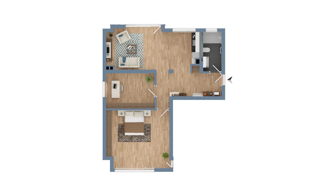 Etagenwohnung in Frankfurt – Bild 9