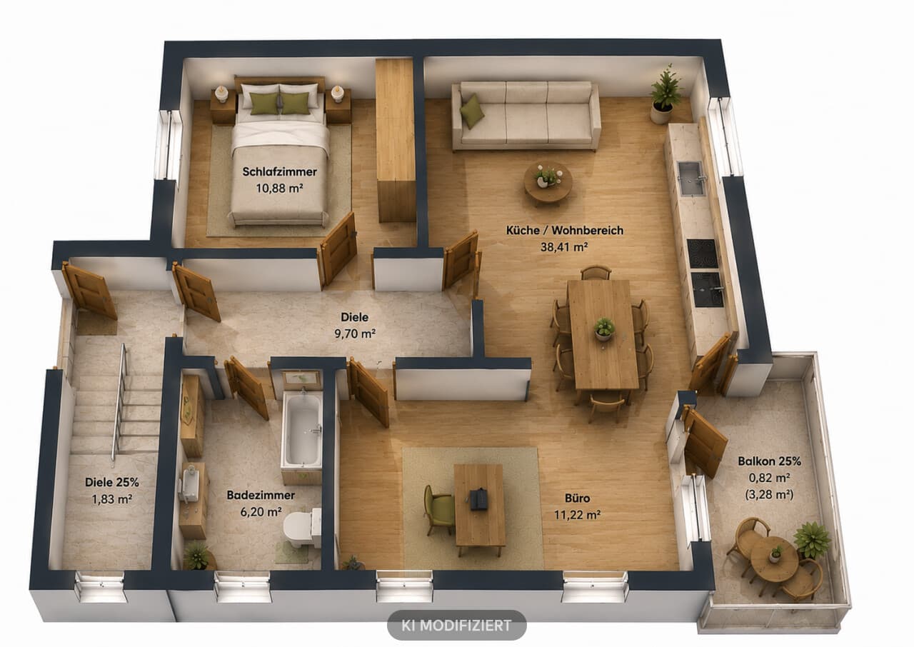 Erdgeschosswohnung in Siegsdorf – Bild 11