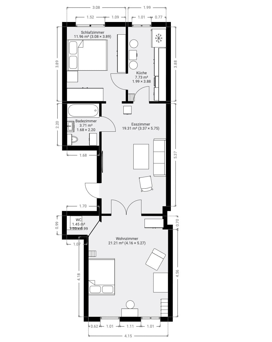 Mehrfamilienhaus in Rostock – Bild 15