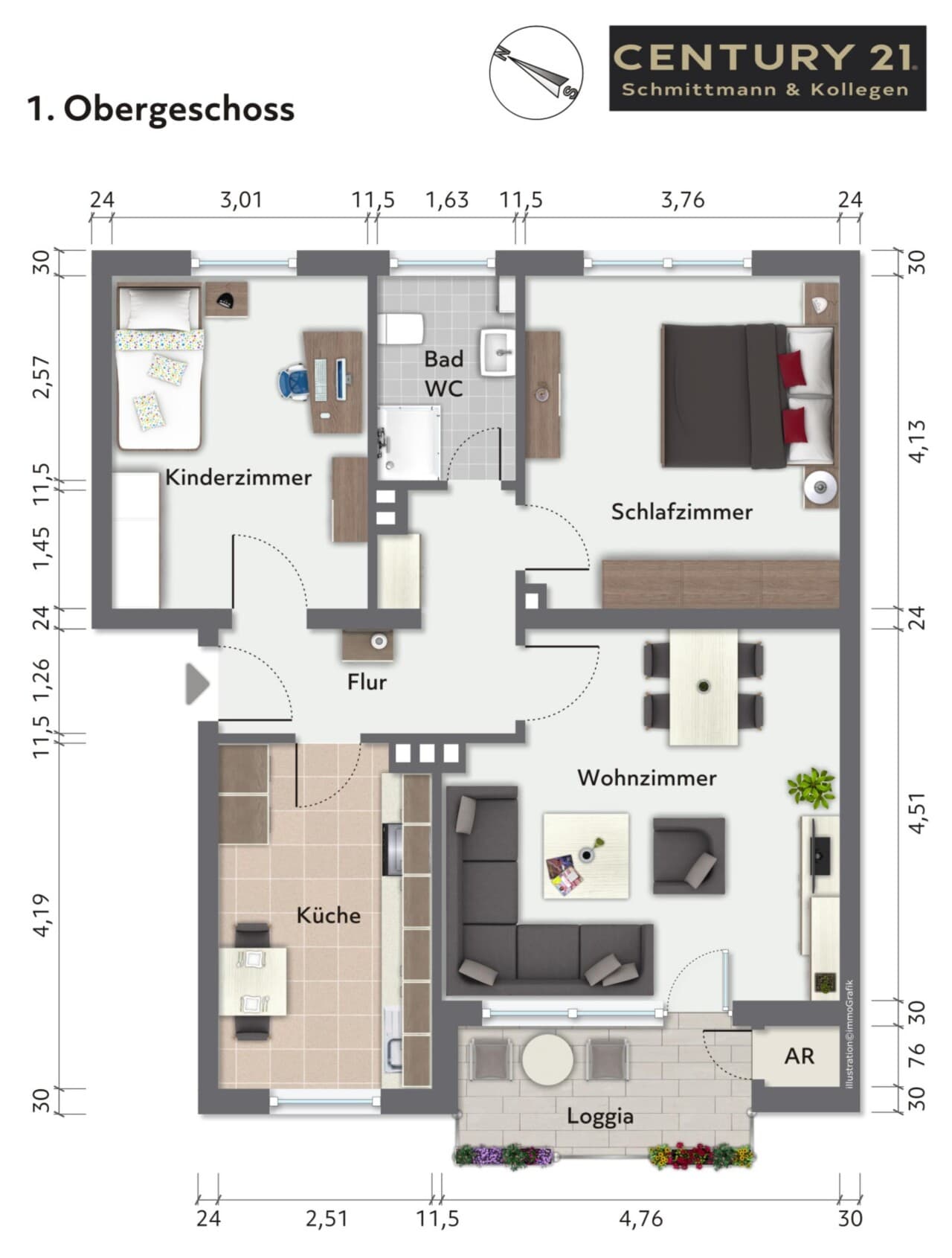 Etagenwohnung in Hagen – Bild 7