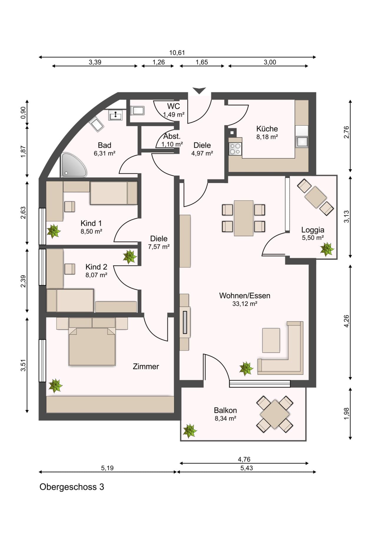 Etagenwohnung in Mülheim – Bild 24