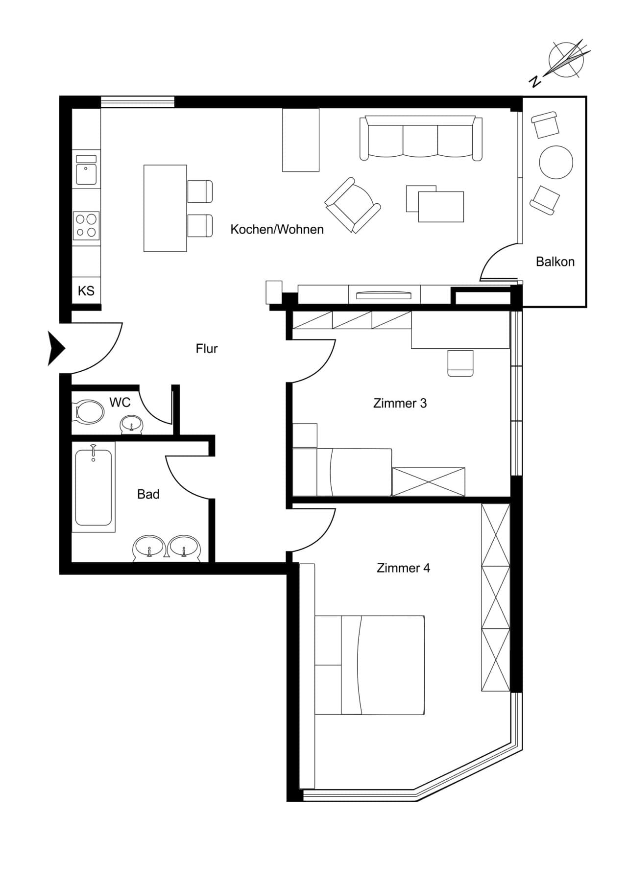 Etagenwohnung in Frankfurt am Main – Bild 12