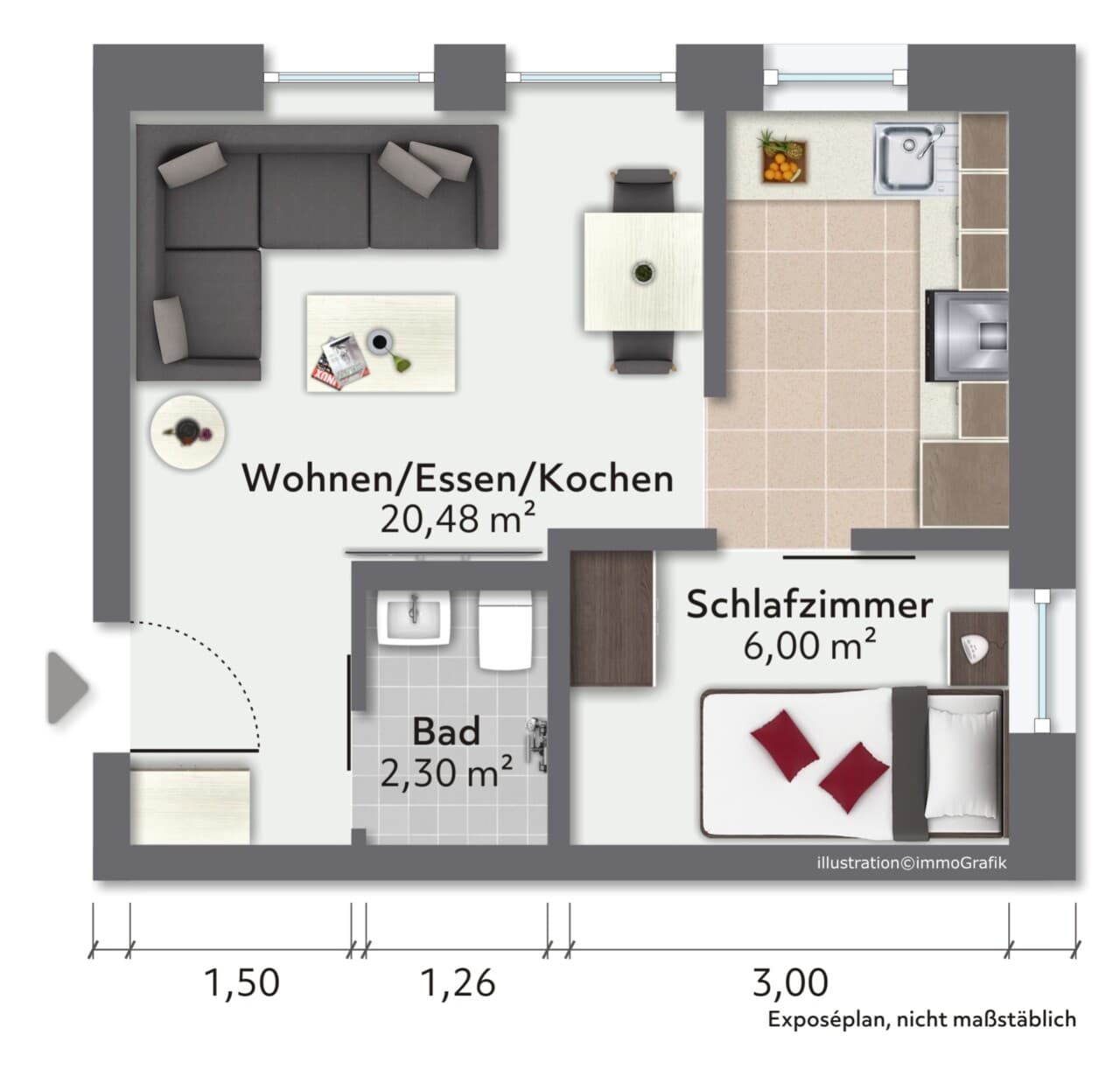 Erdgeschosswohnung in Dortmund - Hostedde – Bild 14