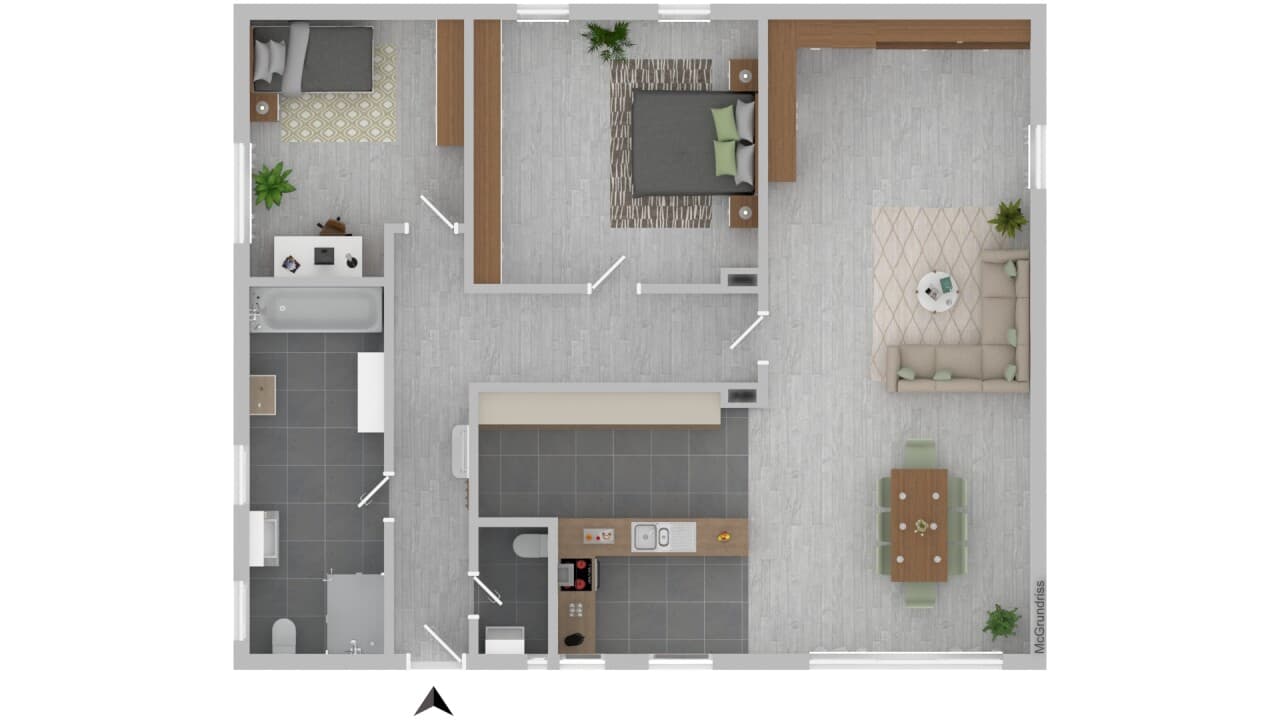 Dachgeschosswohnung in Bad Doberan – Bild 14