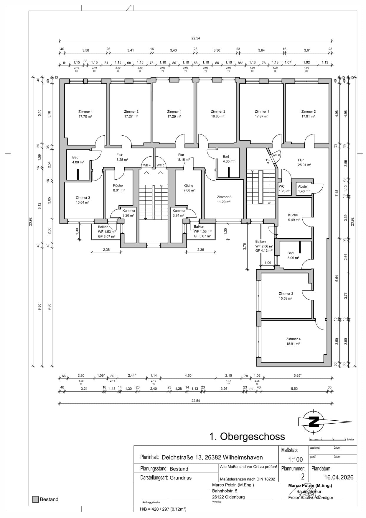Mehrfamilienhaus in Wilhelmshaven – Bild 21