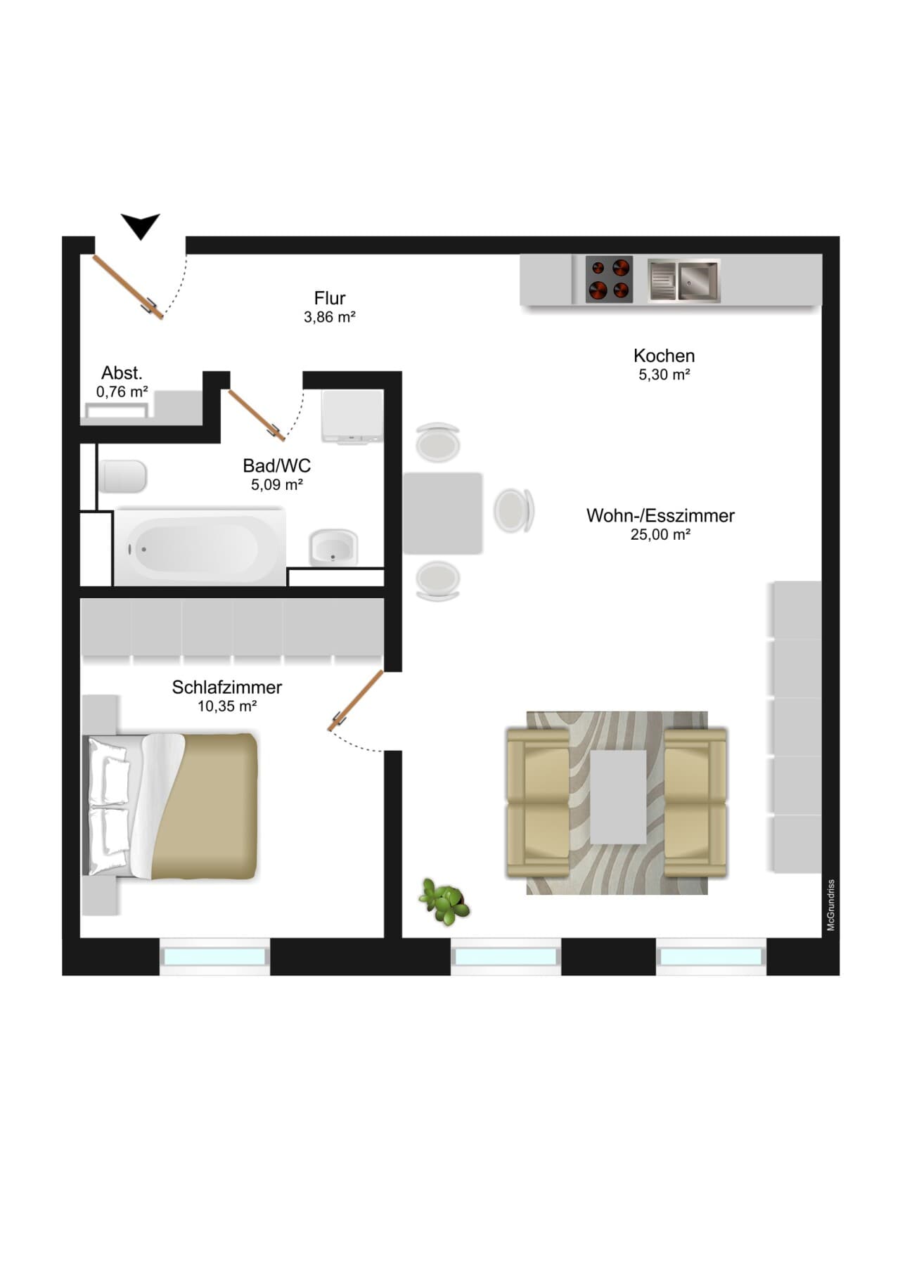 Etagenwohnung in Giessen – Bild 7