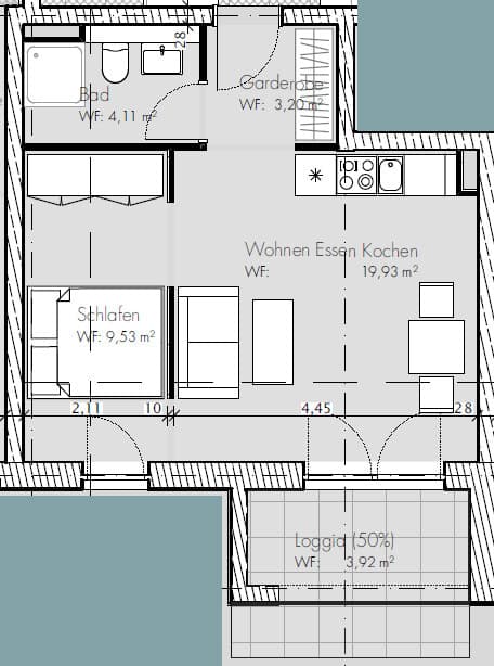Etagenwohnung in Frankfurt – Bild 7