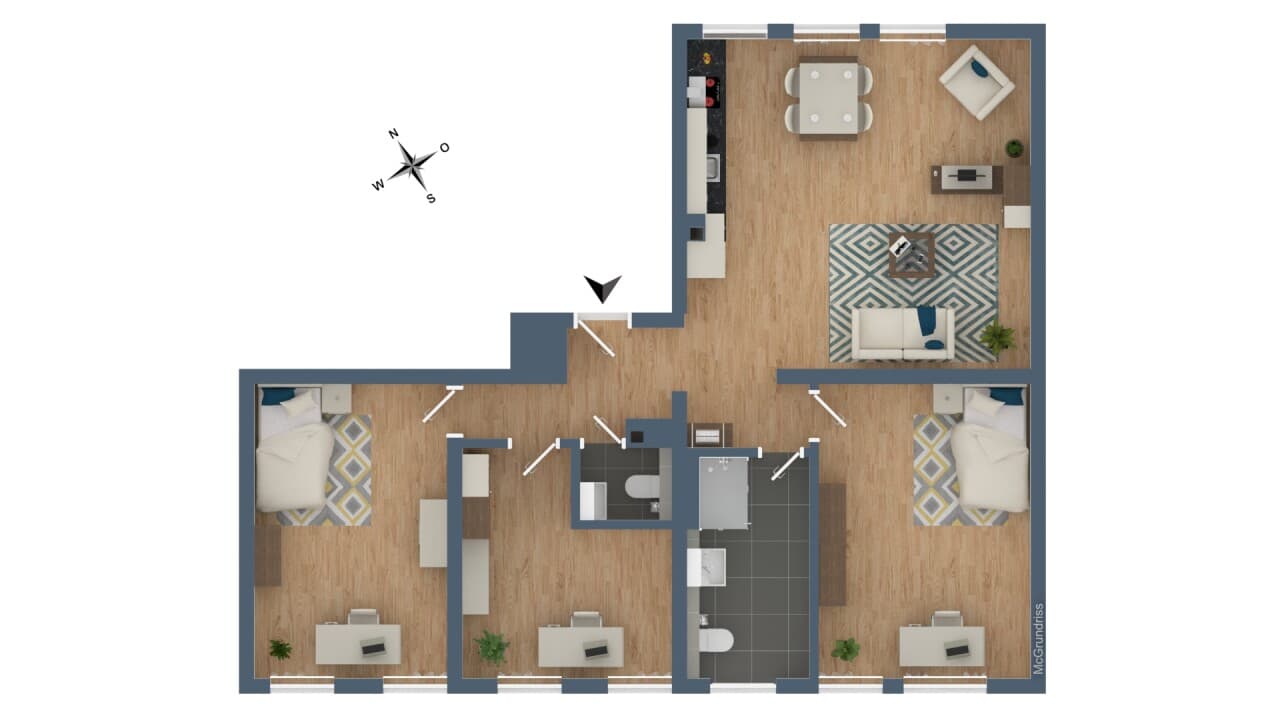 Etagenwohnung in Frankfurt – Bild 9
