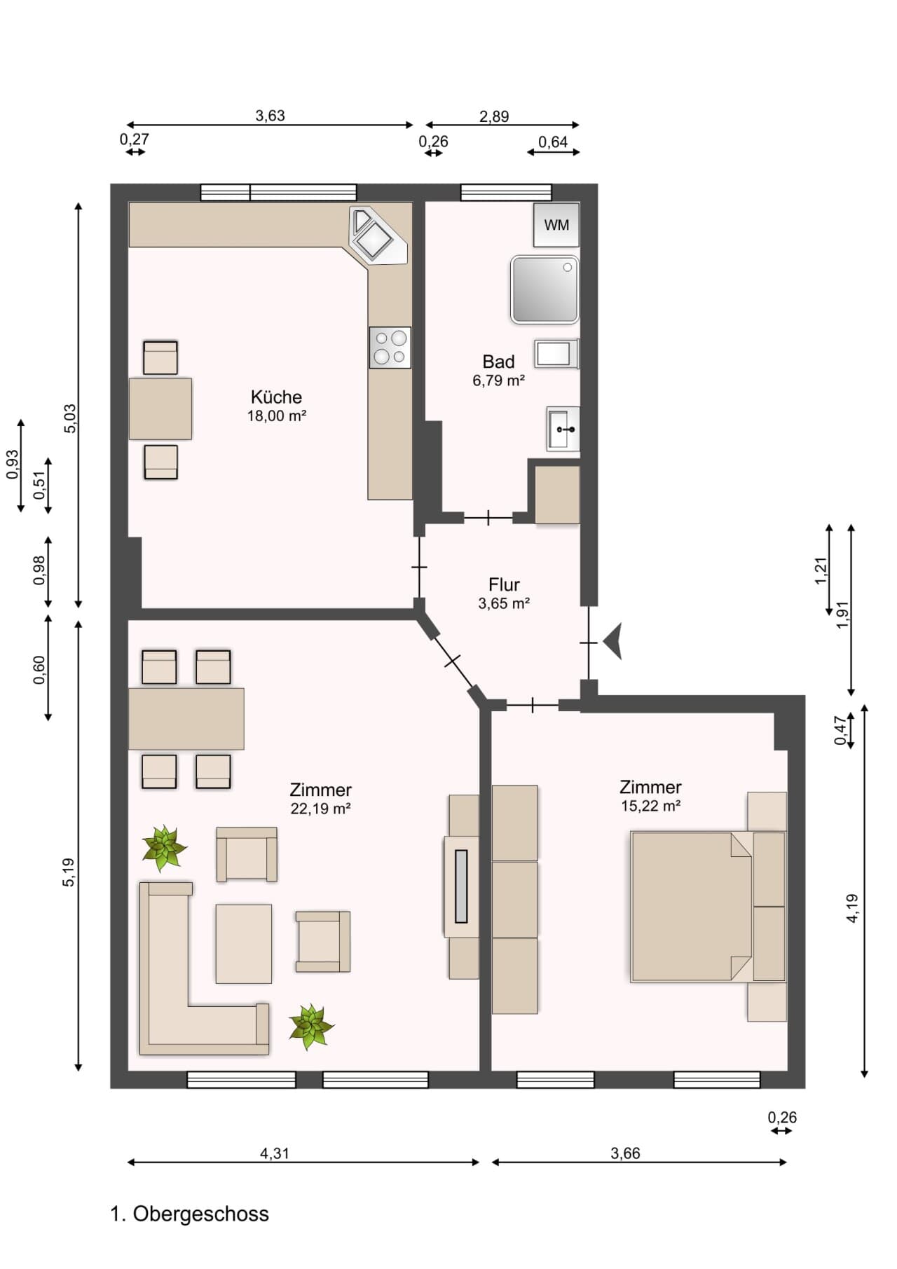 Etagenwohnung in Wilhelmshaven – Bild 15