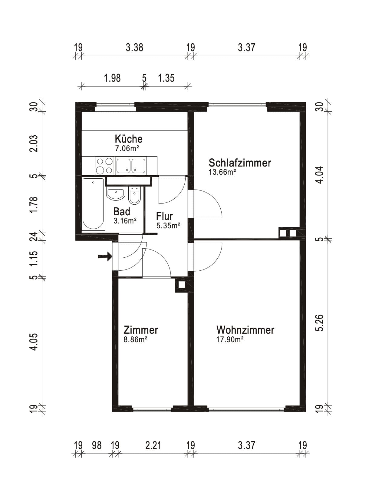 Etagenwohnung in Berlin – Bild 6