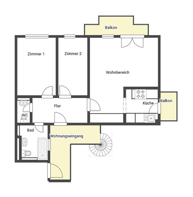 Etagenwohnung in Darmstadt – Bild 11