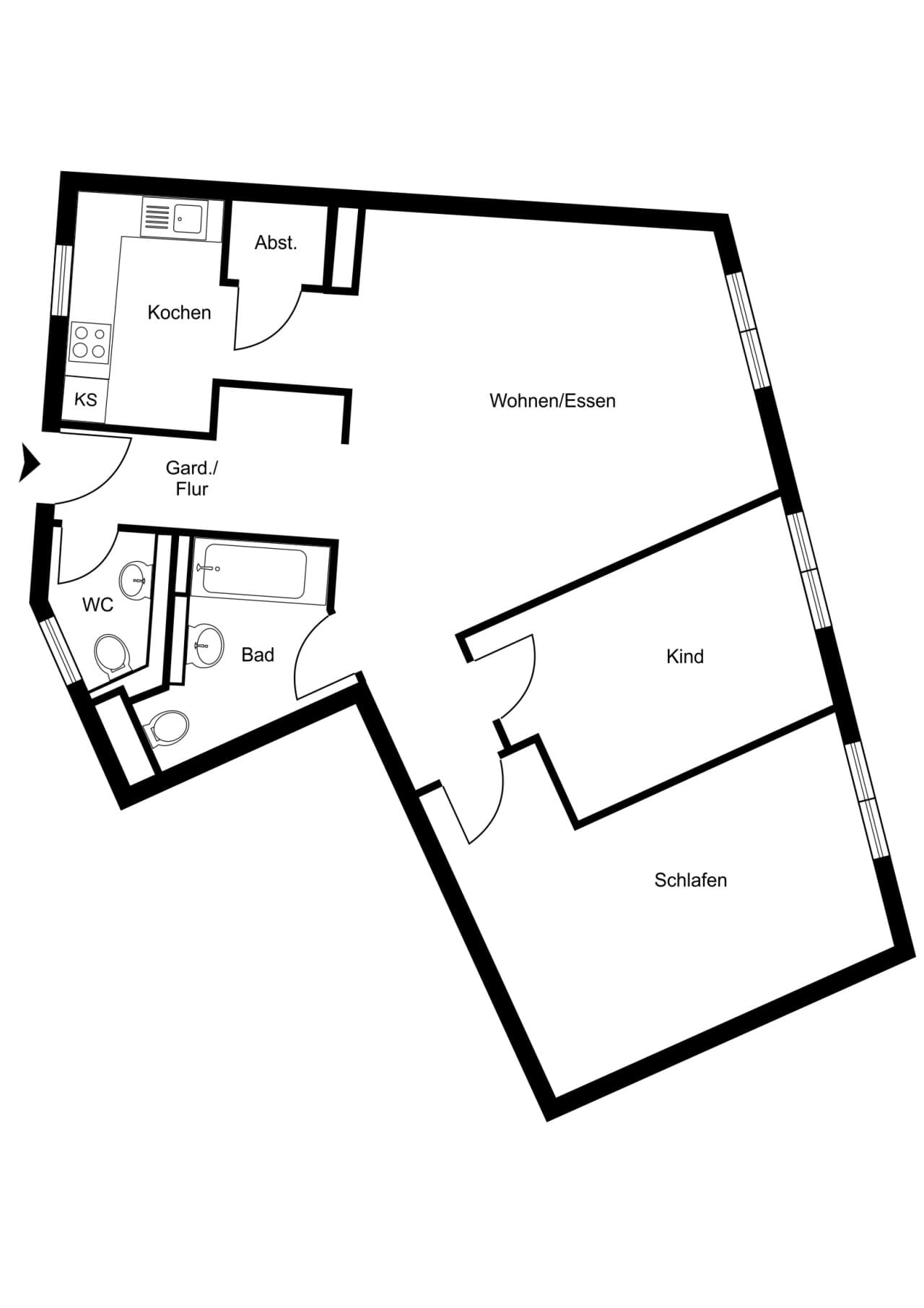 Etagenwohnung in Frankfurt am Main – Bild 4