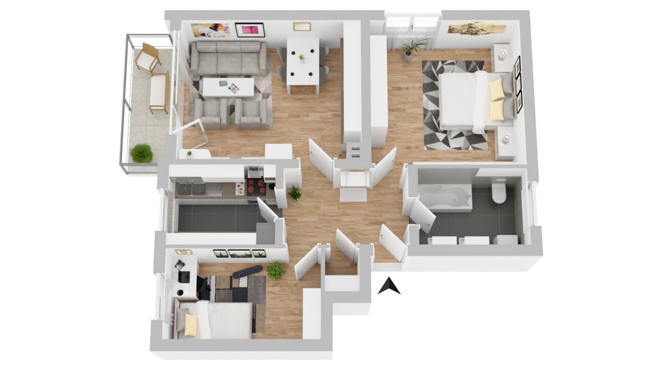 Etagenwohnung in Nürnberg – Bild 2