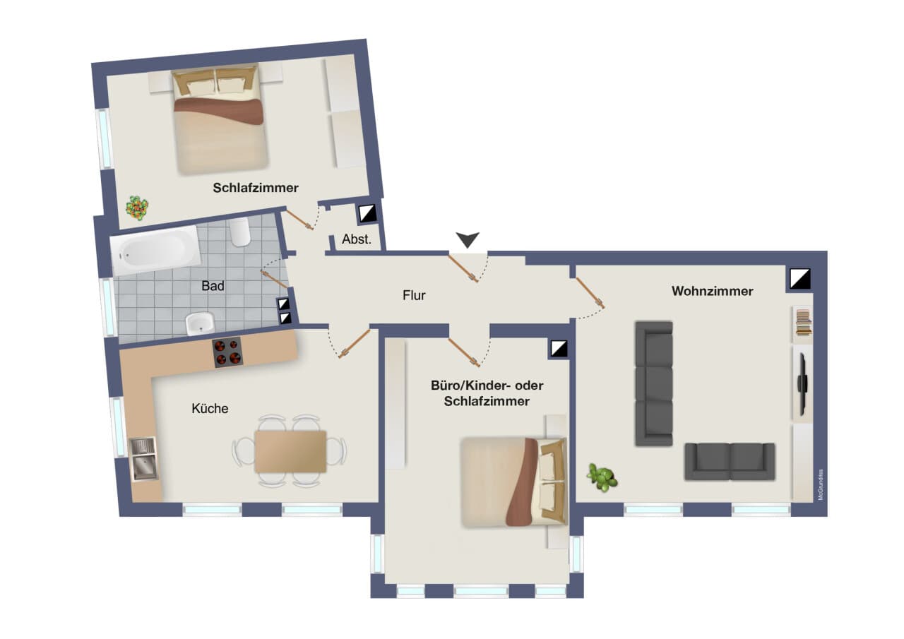 Etagenwohnung in Mannheim – Bild 13