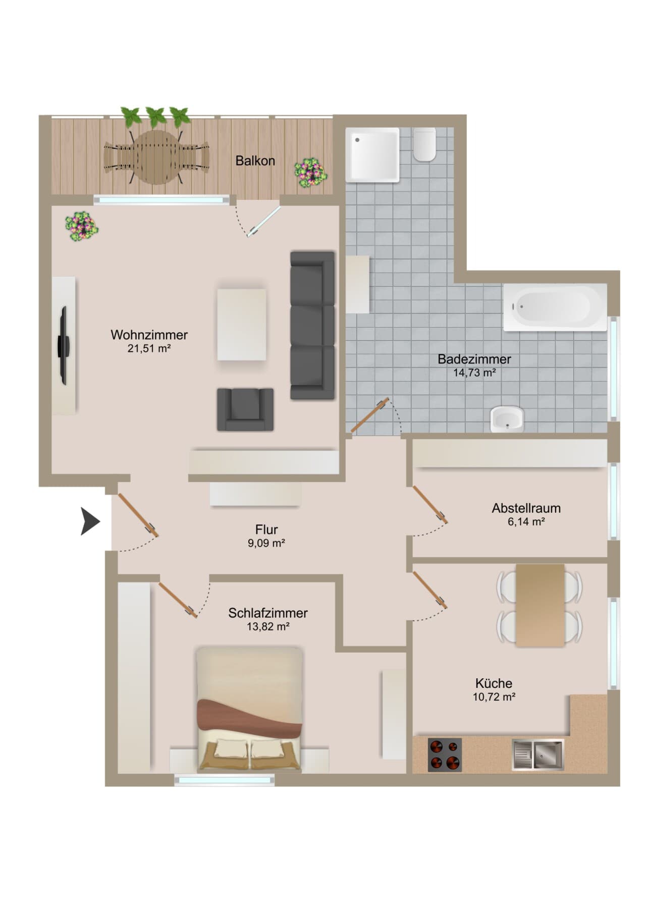 Etagenwohnung in Hambergen – Bild 10