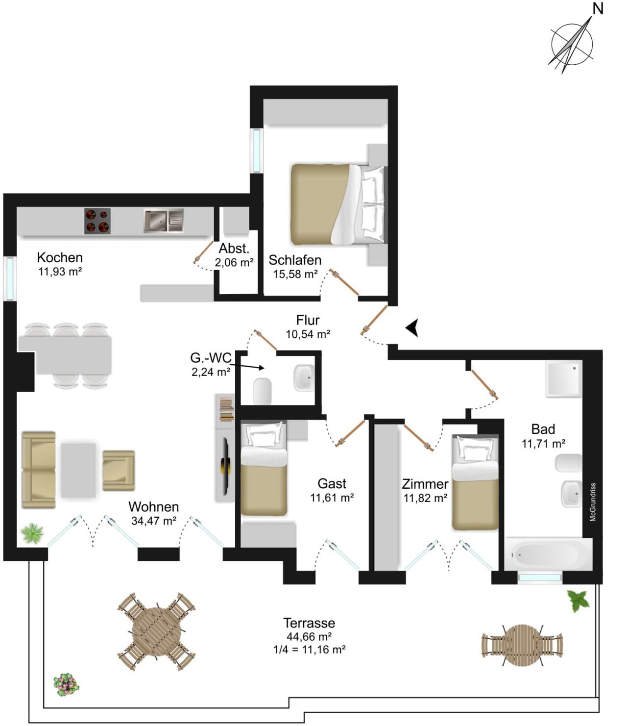 Penthouse in Biebertal – Bild 11