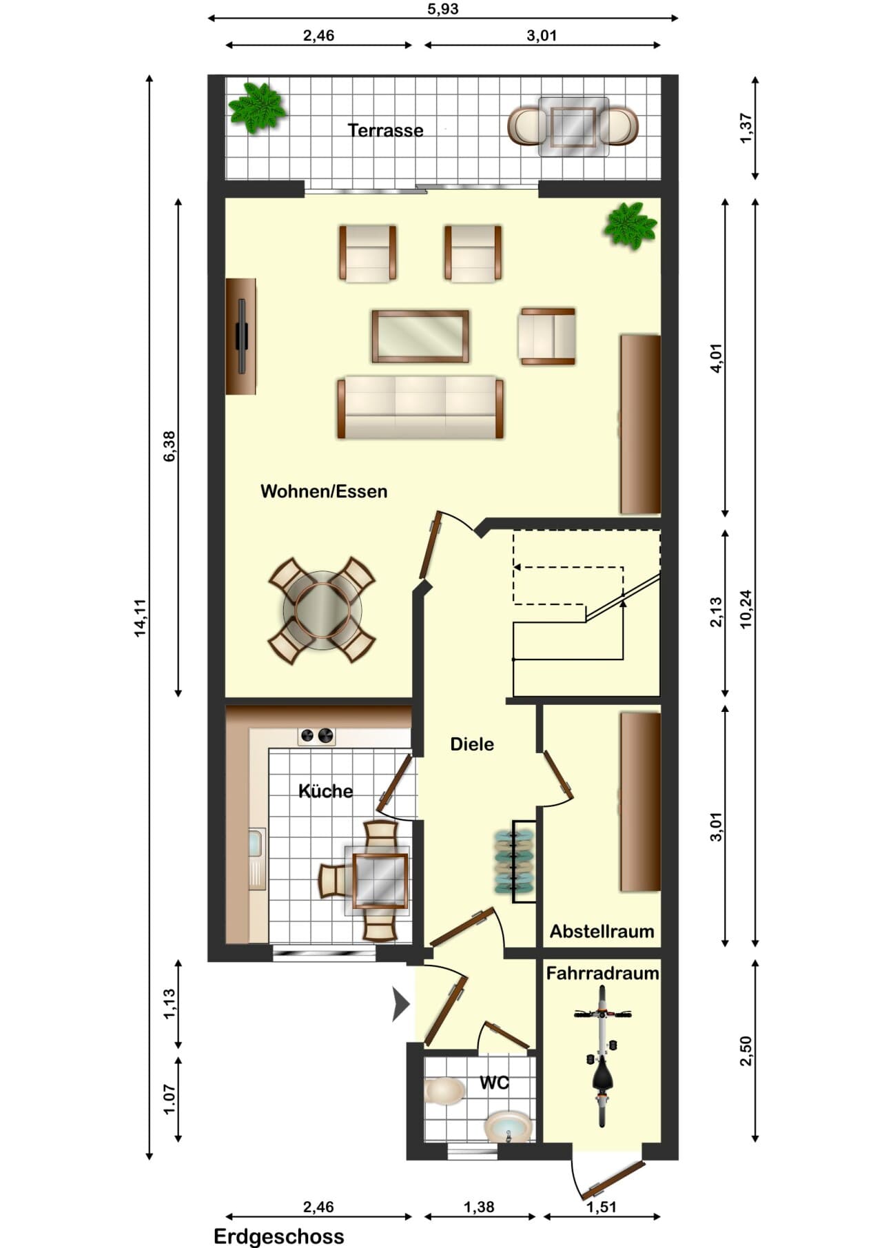 Reihenmittelhaus in Rotenburg – Bild 13