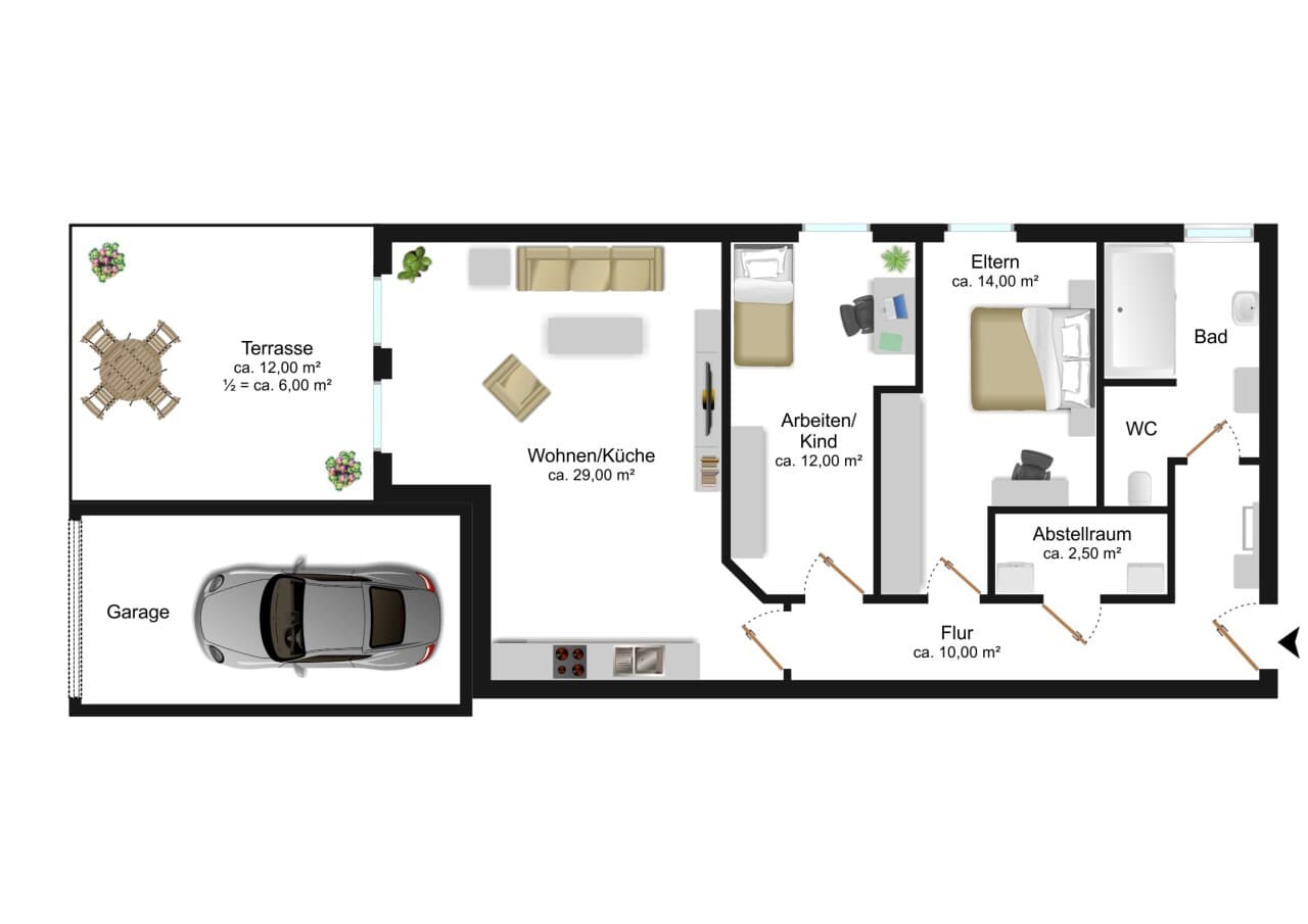Terrassenwohnung in Weyhe – Bild 7