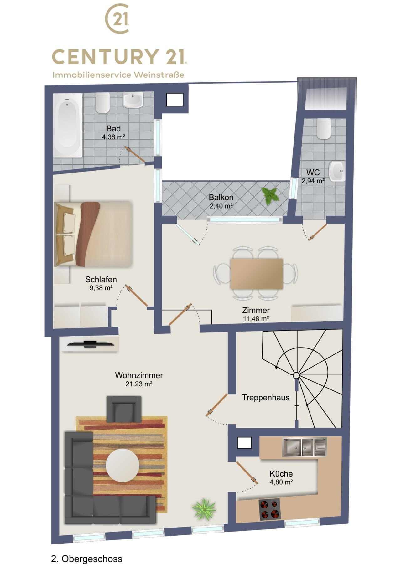 Etagenwohnung in Landau – Bild 8